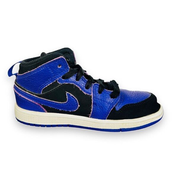 Air Jordan 1 Mid PS 'Dark Concord' 640734-051 Toddler 13 - Picture 7 of 11